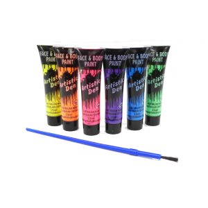 Artistic Den 15ml Kids Face and Body Paint Neon Colours