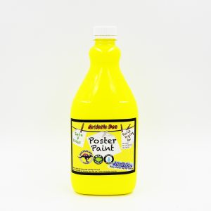 Artistic Den 2 Litre Poster Paint UV Neon Yellow