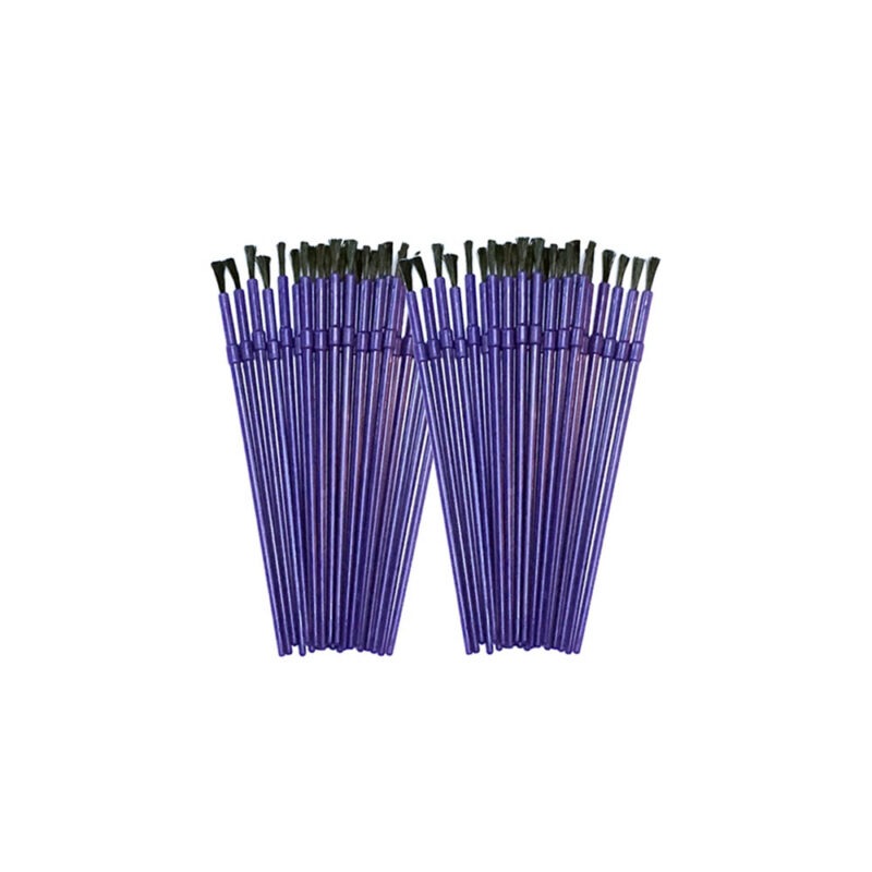 Artistic Den 24 Kids Paint Brushes Purple