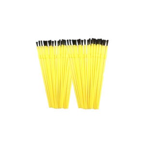 Artistic Den 24 Kids Paint Brushes Yellow