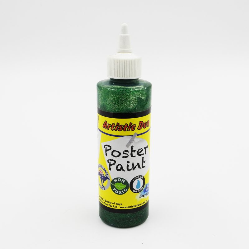 Artistic Den 250ml Poster Paint Gltter Green