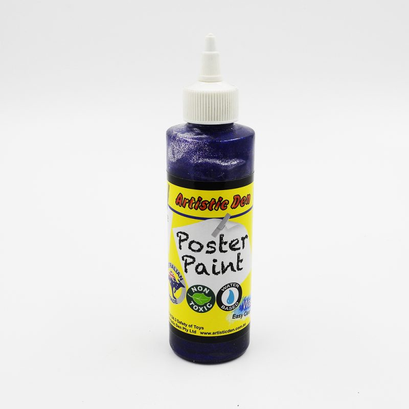 Artistic Den 250ml Poster Paint Gltter Purple