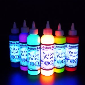 Artistic Den 250ml Poster Paint Set of 6 Glowing