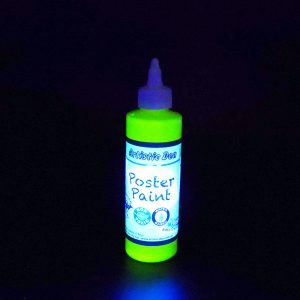 Artistic Den 250ml Poster Paint UV Neon Yellow Glowing