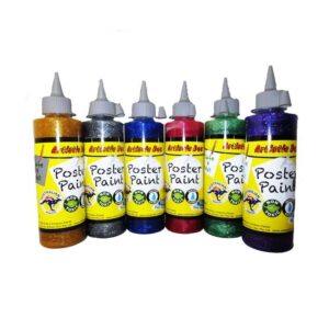 Artistic Den 250ml Washable Kids Glitter Poster Paint