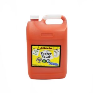 Artistic Den 5 Litre Poster Paint Orange