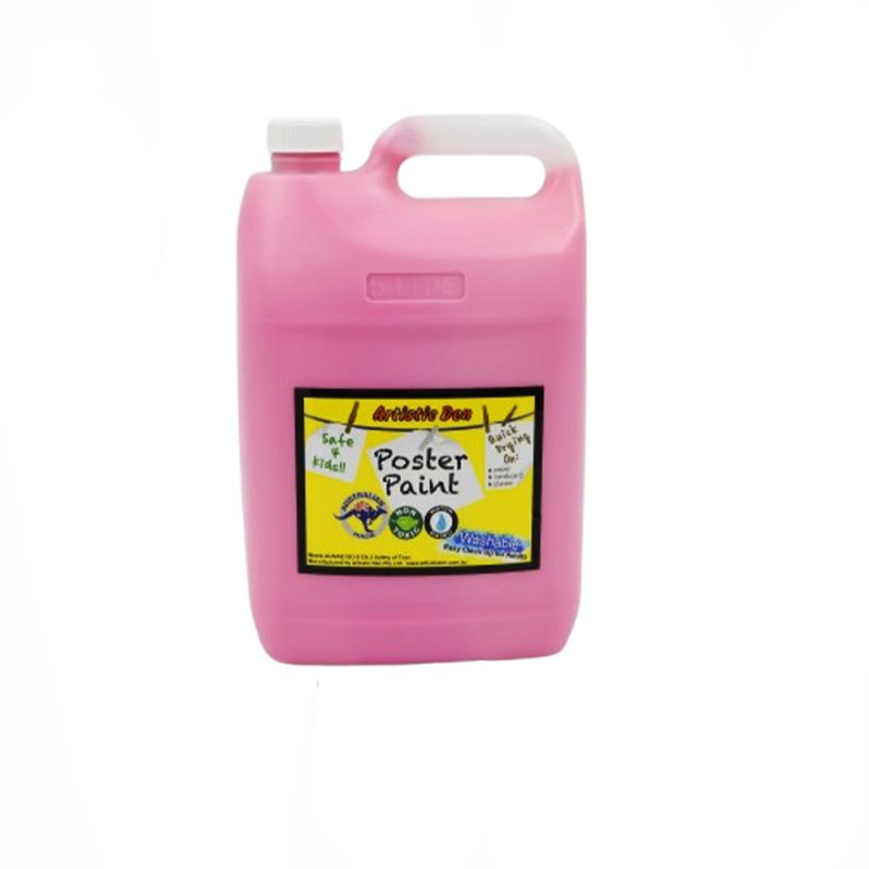 Artistic Den 5 Litre Poster Paint Pink