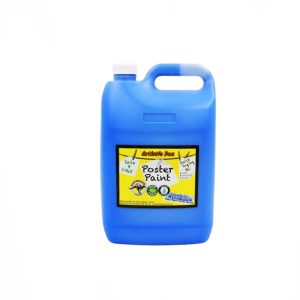 Artistic Den 5 Litre Poster Paint UV Neon Blue