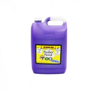 Artistic Den 5 Litre Poster Paint UV Neon Purple