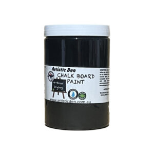 Artistic Den BlackBoard Paint Chalkboard Paint Black 500ml