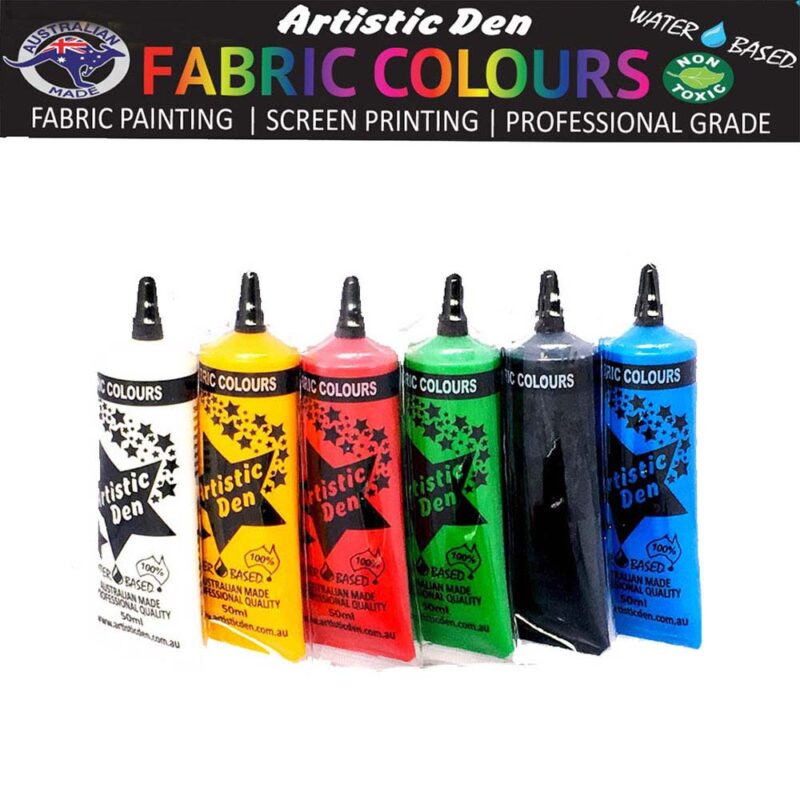 Artistic Den 50ml Primary Fabric Colours