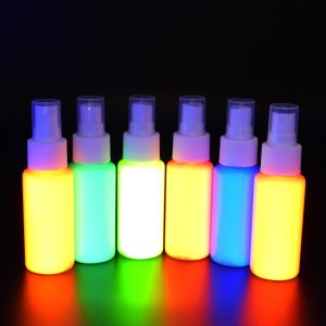 Artistic Den 60ml Tie Dye Neon 2 Collection set of 6 Glowing