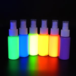 Artistic Den 60ml Tie Dye Neon 3 Collection set of 6 Glowing