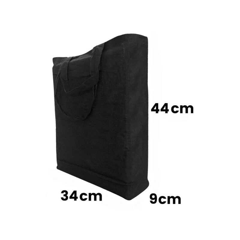 Artistic Den Calico Gusset Bag Black Size 1