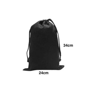 Artistic Den Calico Drawstring Bag Black Size 3