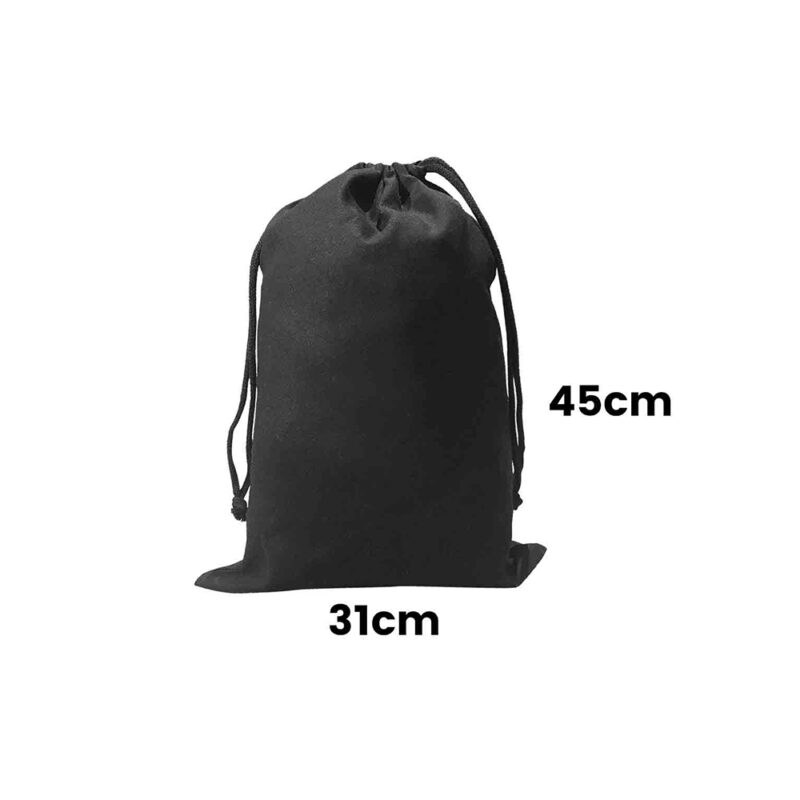 Artistic Den Black Calico drawstring bag Size 4