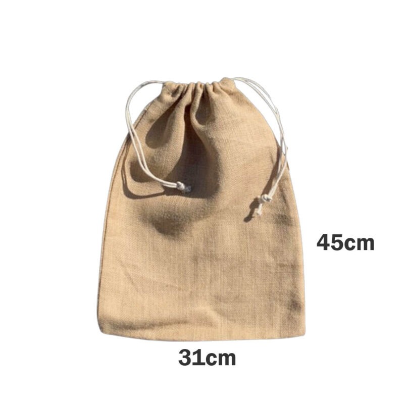 Artistic Den Eco Hessian Calico Shopping Bag Gusset Hessian Bag Shopping Bag Jute Bag