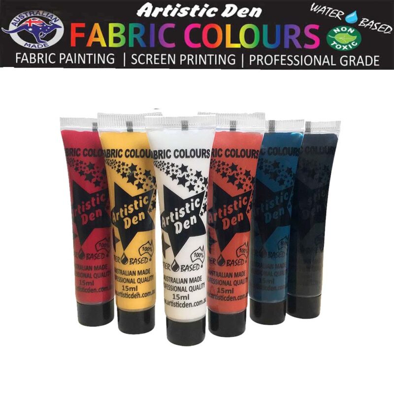 Artistic Den Fabric Paint 15ml Tubes Indigenous Collection Set of 6