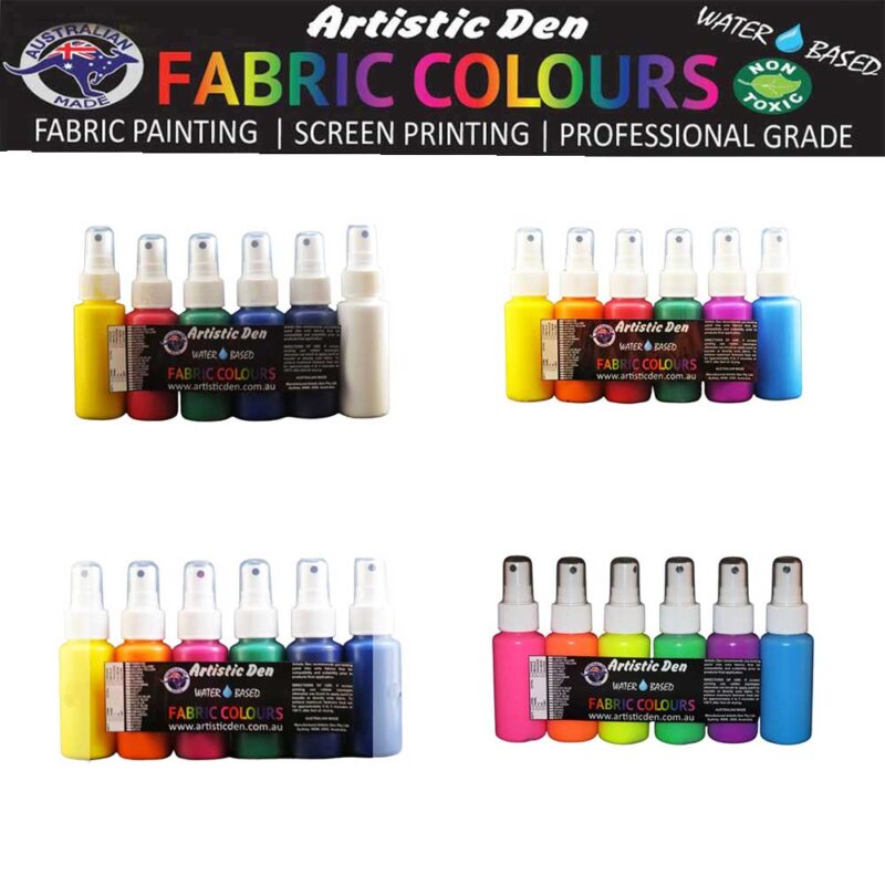 Artistic Den Fabric Paint 60ml Spritz Neon