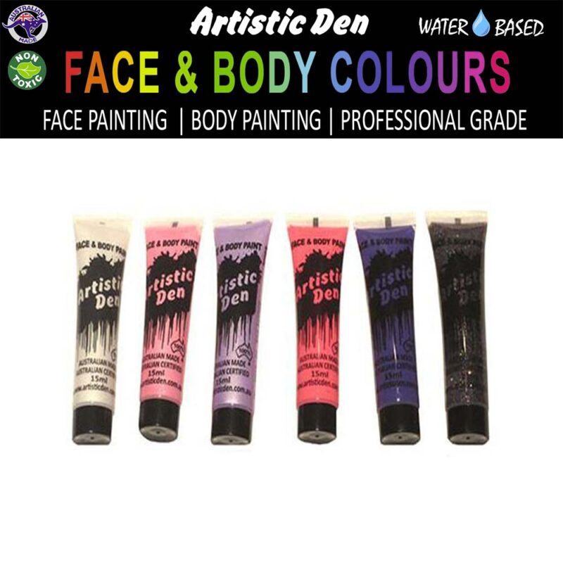 Artistic Den Face And Body 15ml Fantasy Collection x6