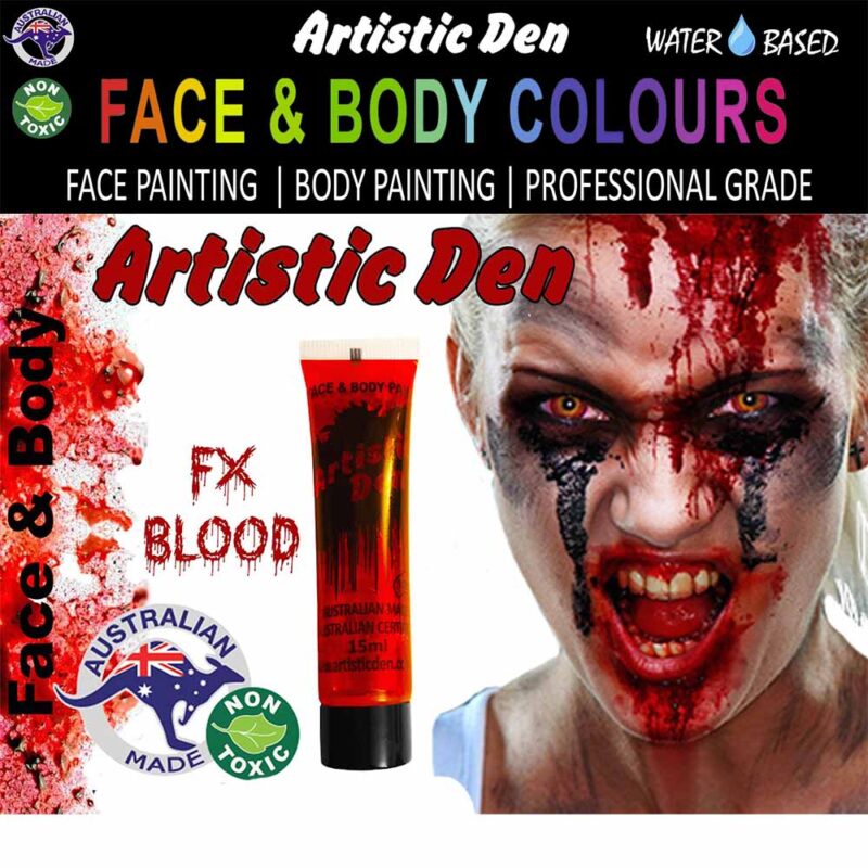 Artistic Den Face And Body 15ml fake blood x6