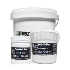 Artistic Den Transparent Gesso. White Artist Gesso