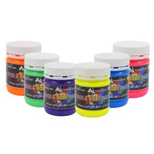 Artistic Den UV Neon Face and Body Paint Set of 6 1