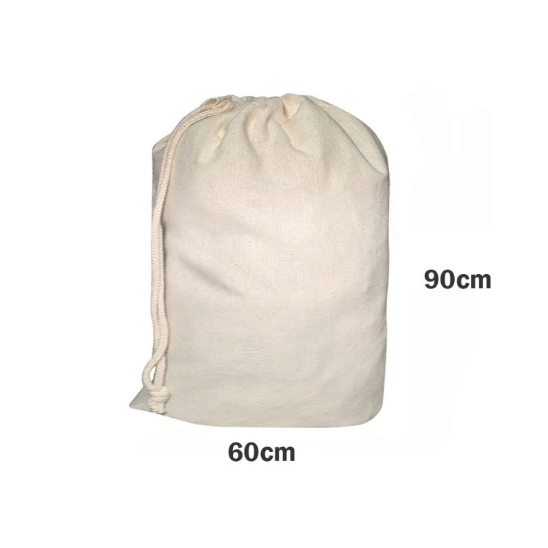 Artistic den Calico Drawstring Bag Natural Size 15 145gsm