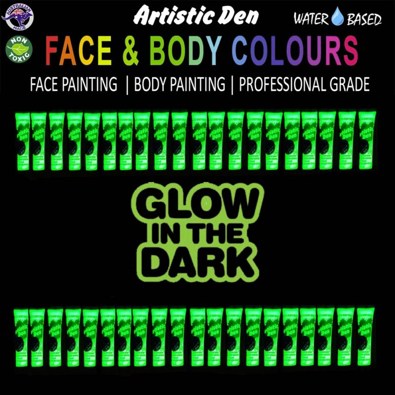 Face And Body Paint 15ml Glow In The Dark Bulk Buy