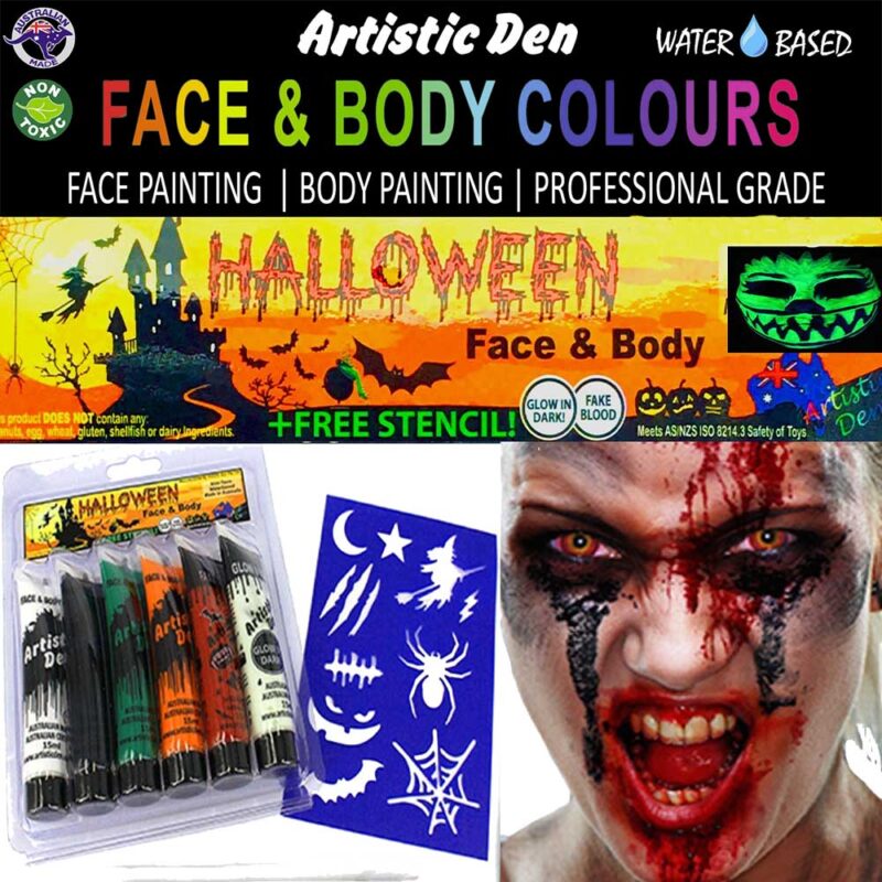 Face And Body Paint 15ml Hallowen Collection