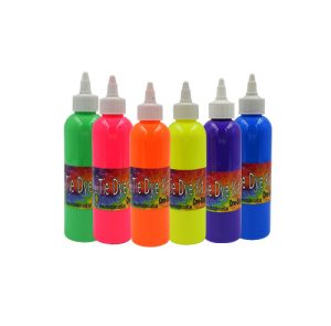 UV Neon Glow Professional Grade Tie Dye Set of 6